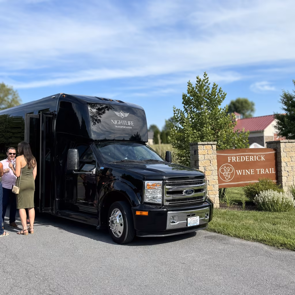 Rent a Bus to a Frederick Wine Trail