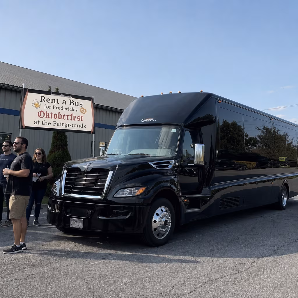 Rent a Bus for Frederick's Oktoberfest at the Fairgrounds