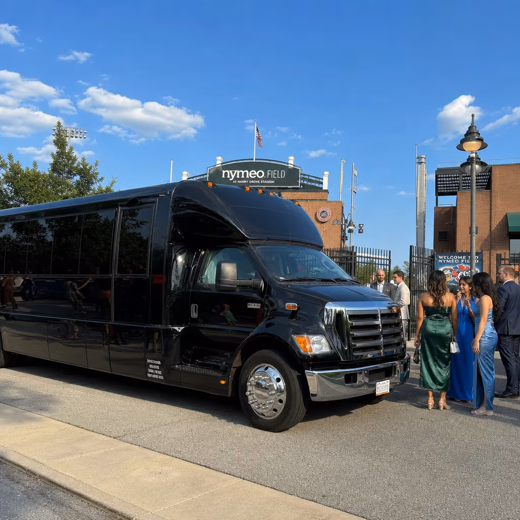 Rent a Bus to Nymeo Field at Harry Grove Stadium