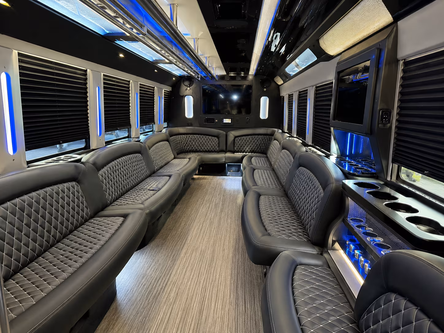 Frederick Birthday, Sweet 16, & Quinceañera Transportation party bus exterior