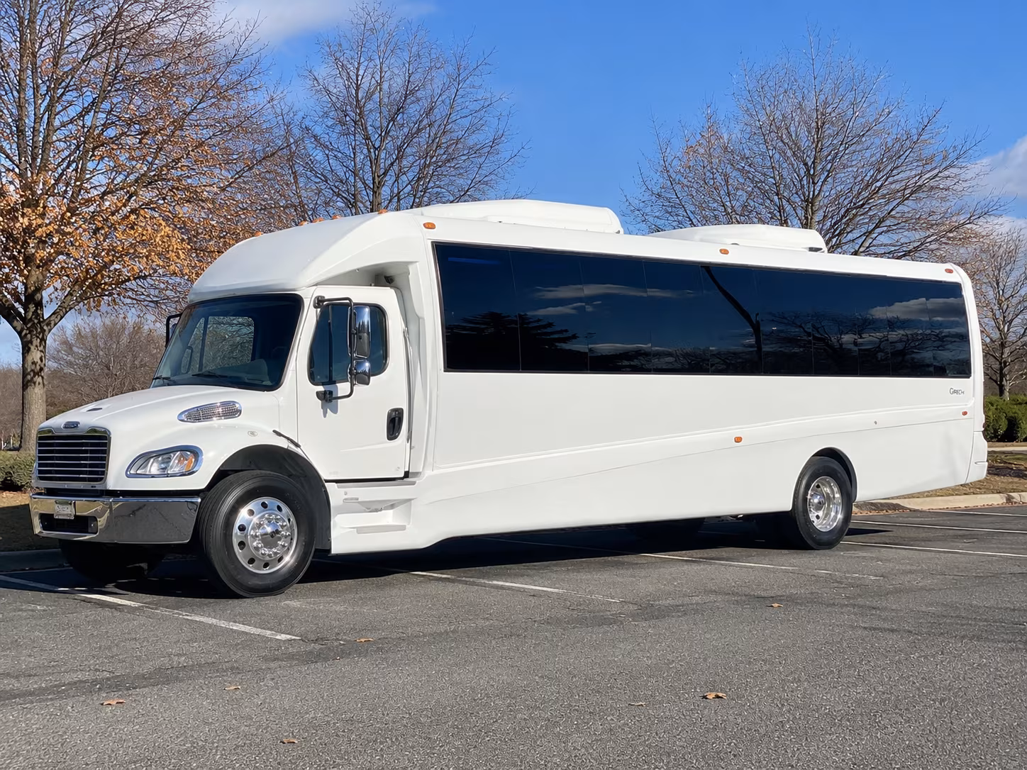 Frederick Concert & Music Festival Transportation party bus exterior