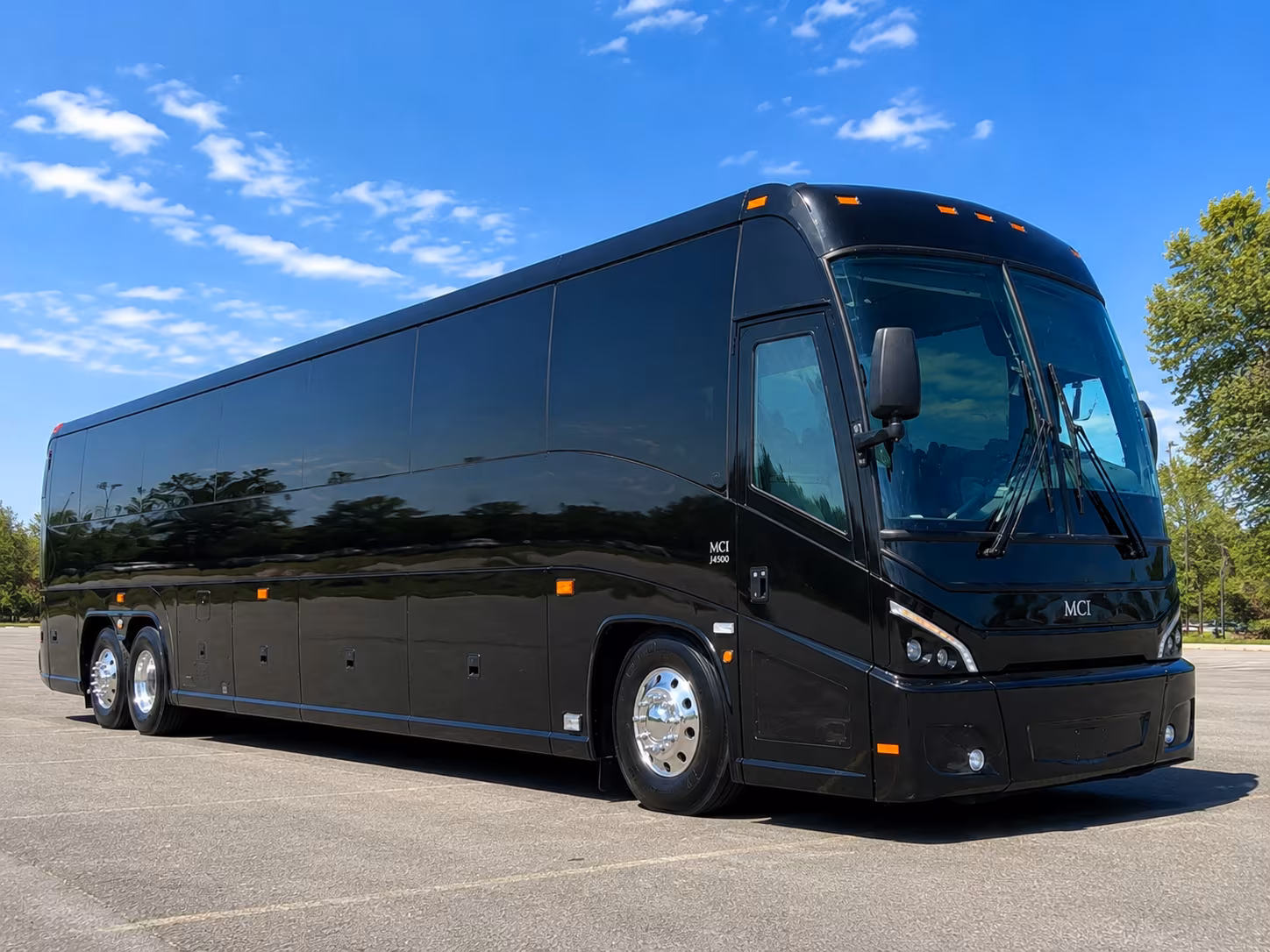 Frederick Corporate Transportation party bus exterior