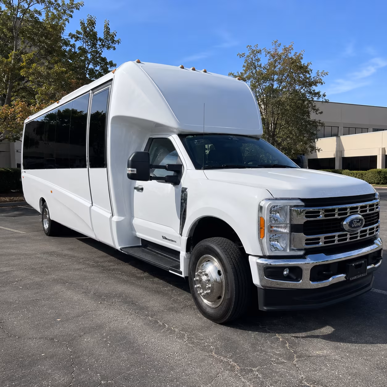 Frederick Corporate Transportation party bus exterior