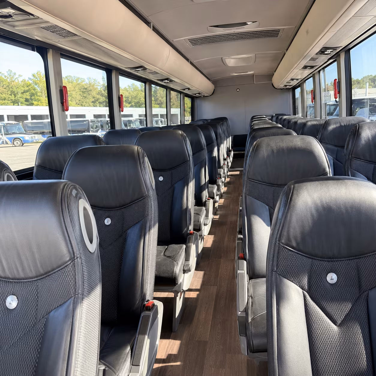 Frederick Corporate Transportation party bus exterior