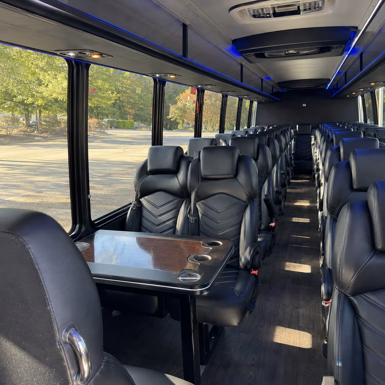 Frederick Corporate Transportation party bus exterior