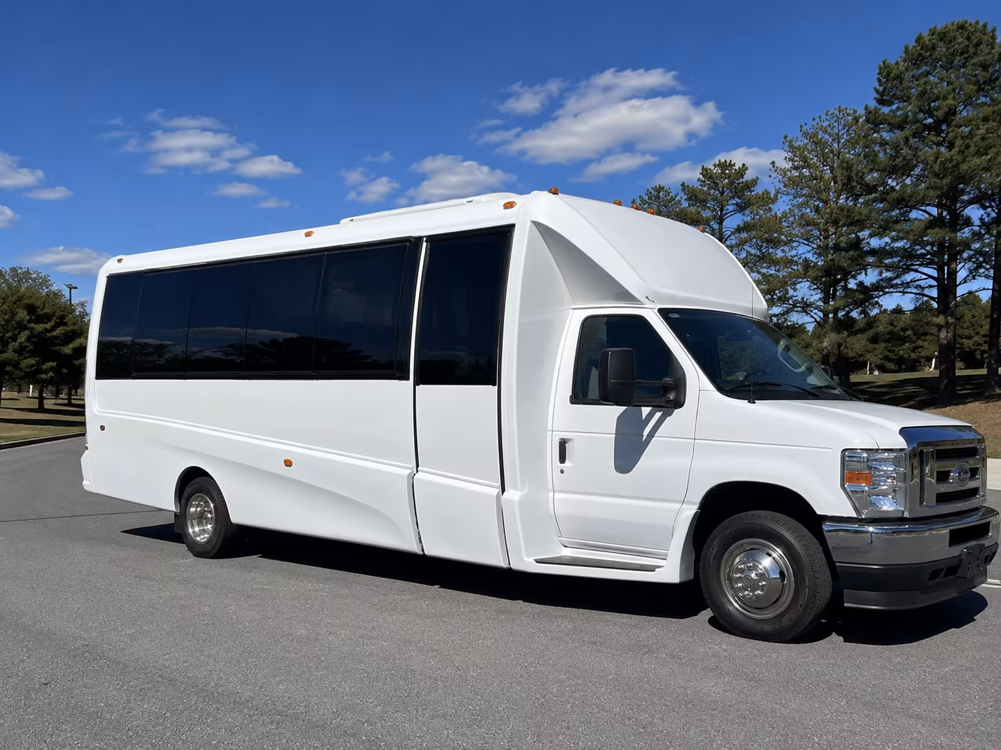 Frederick Private Event Transportation party bus exterior