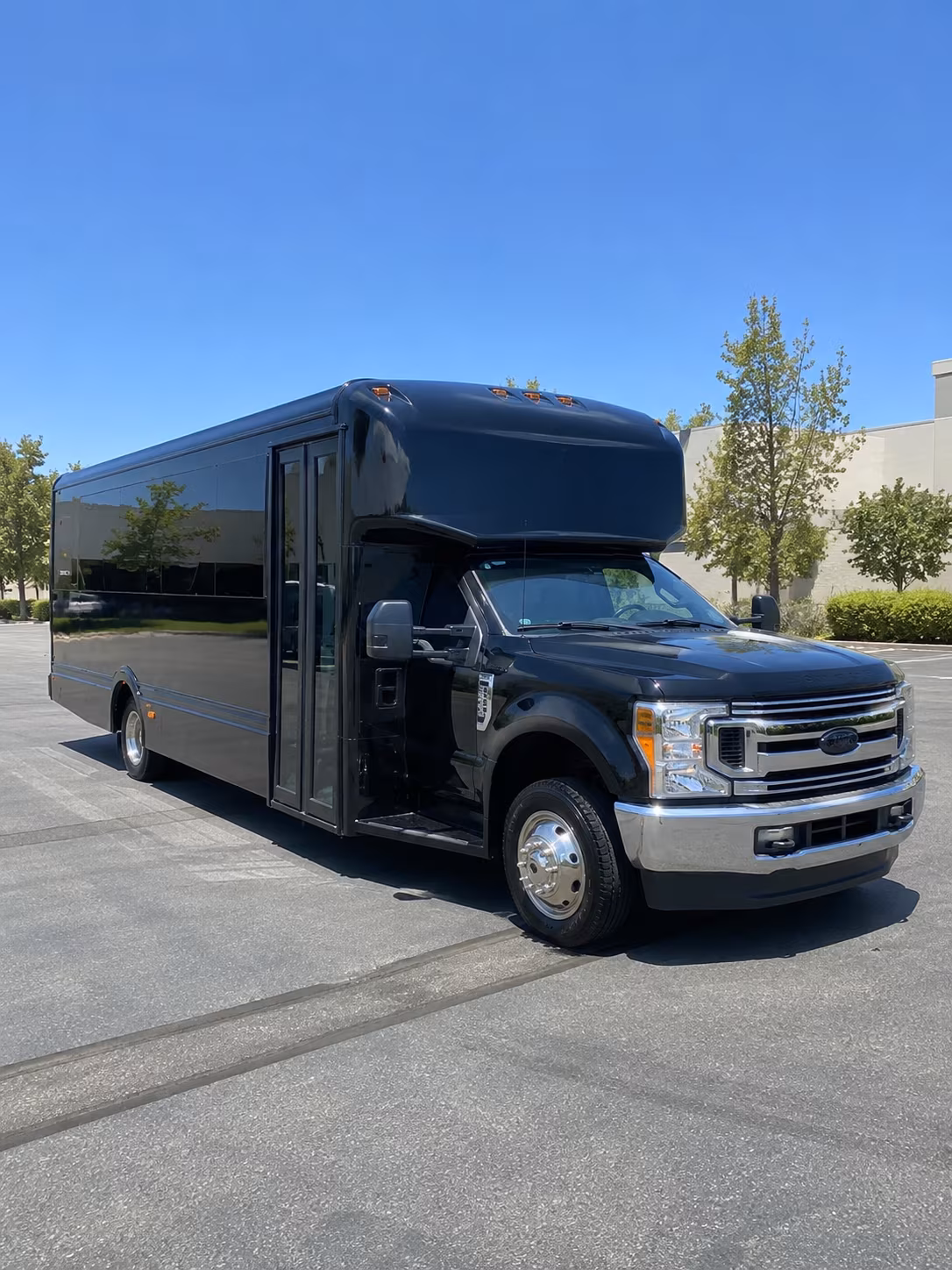 Frederick Private Event Transportation party bus exterior
