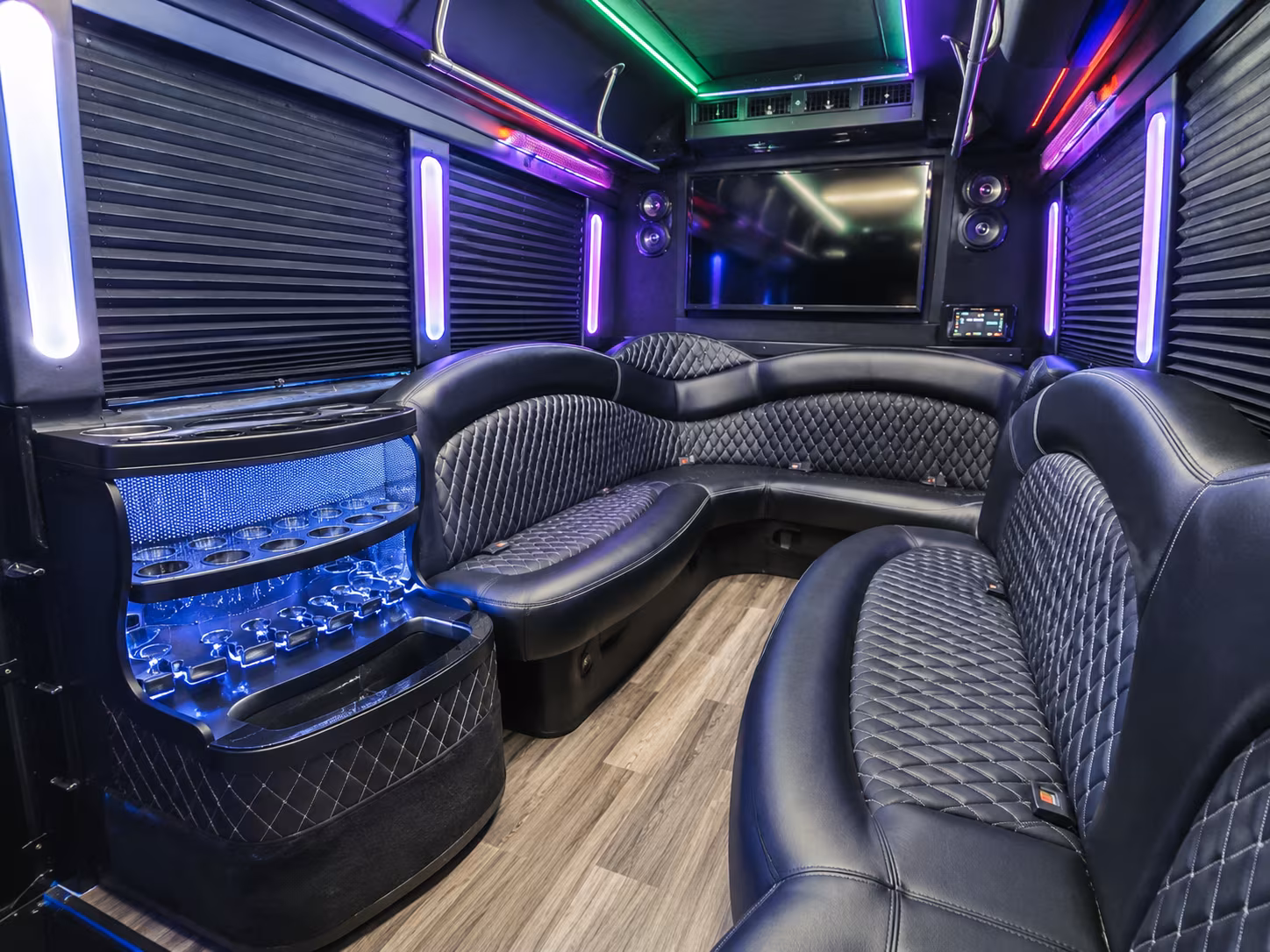 Frederick Prom & Homecoming Transportation party bus exterior