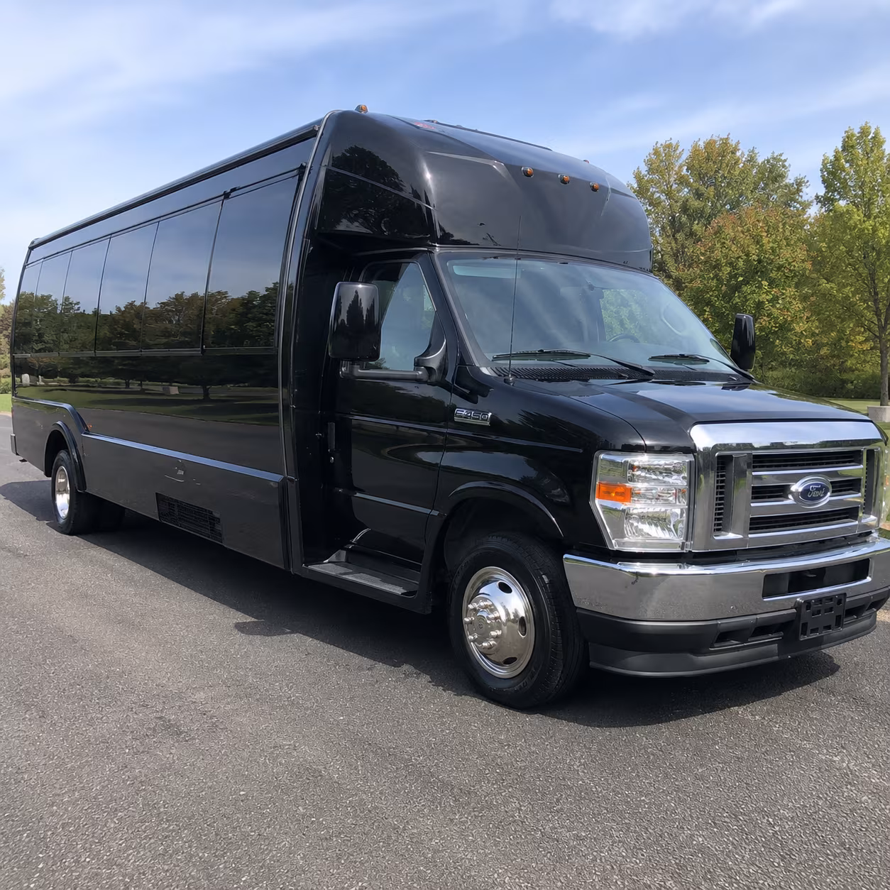 Frederick Prom & Homecoming Transportation party bus exterior