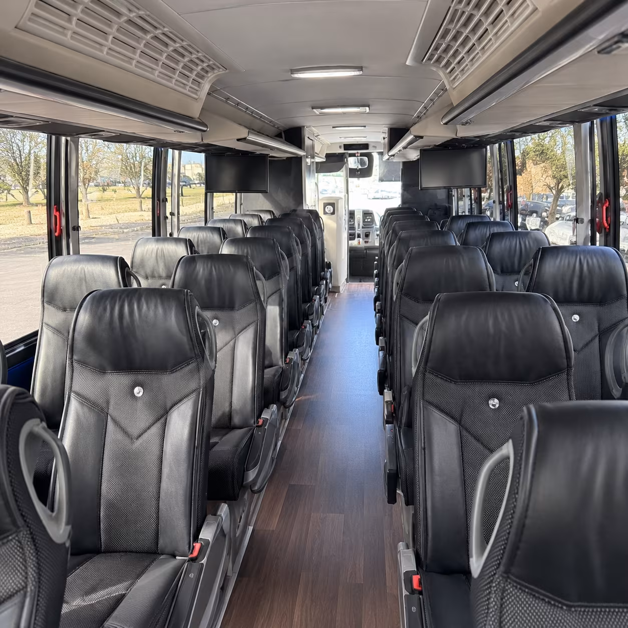 Frederick School Event Transportation party bus exterior