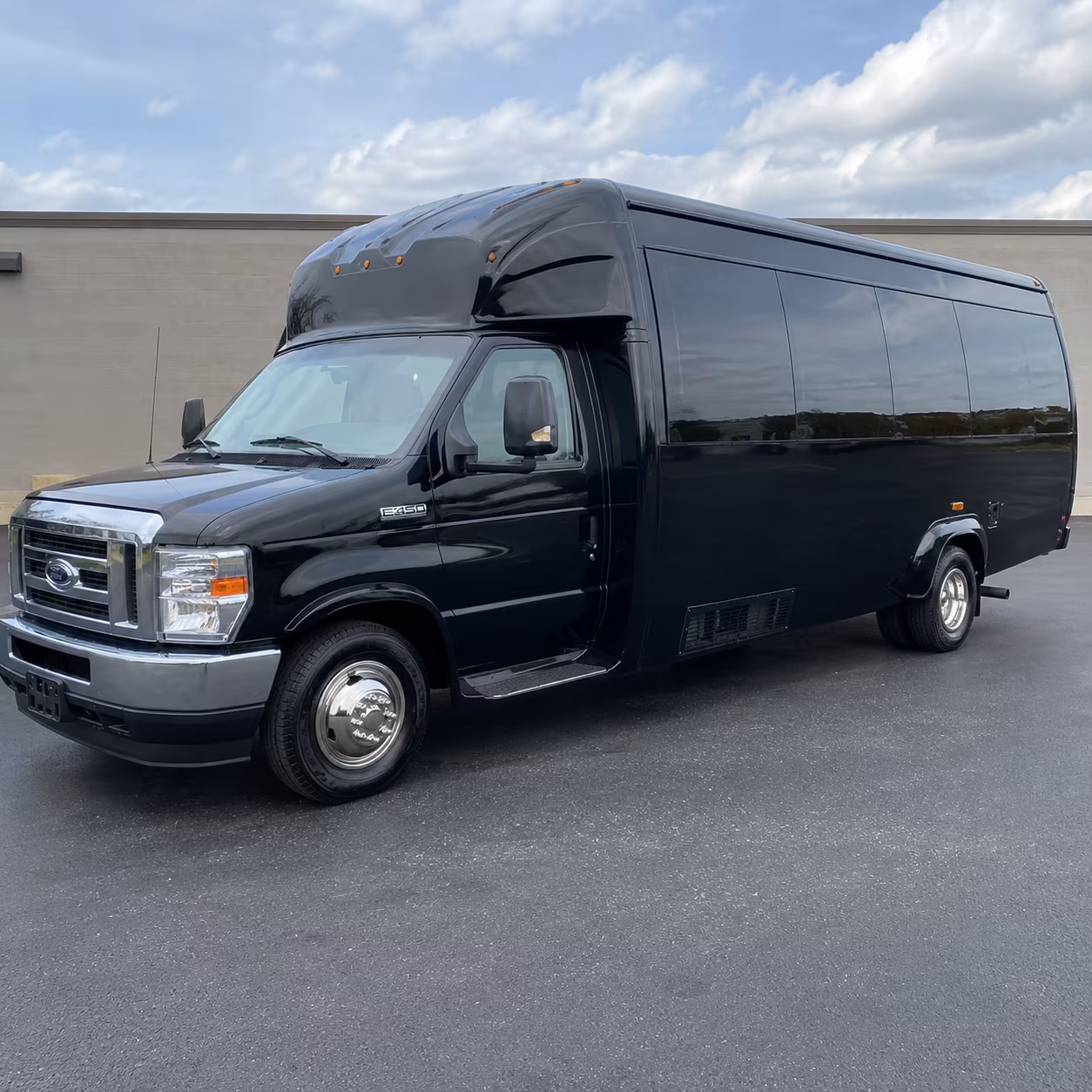 Frederick Sporting Event Transportation party bus exterior