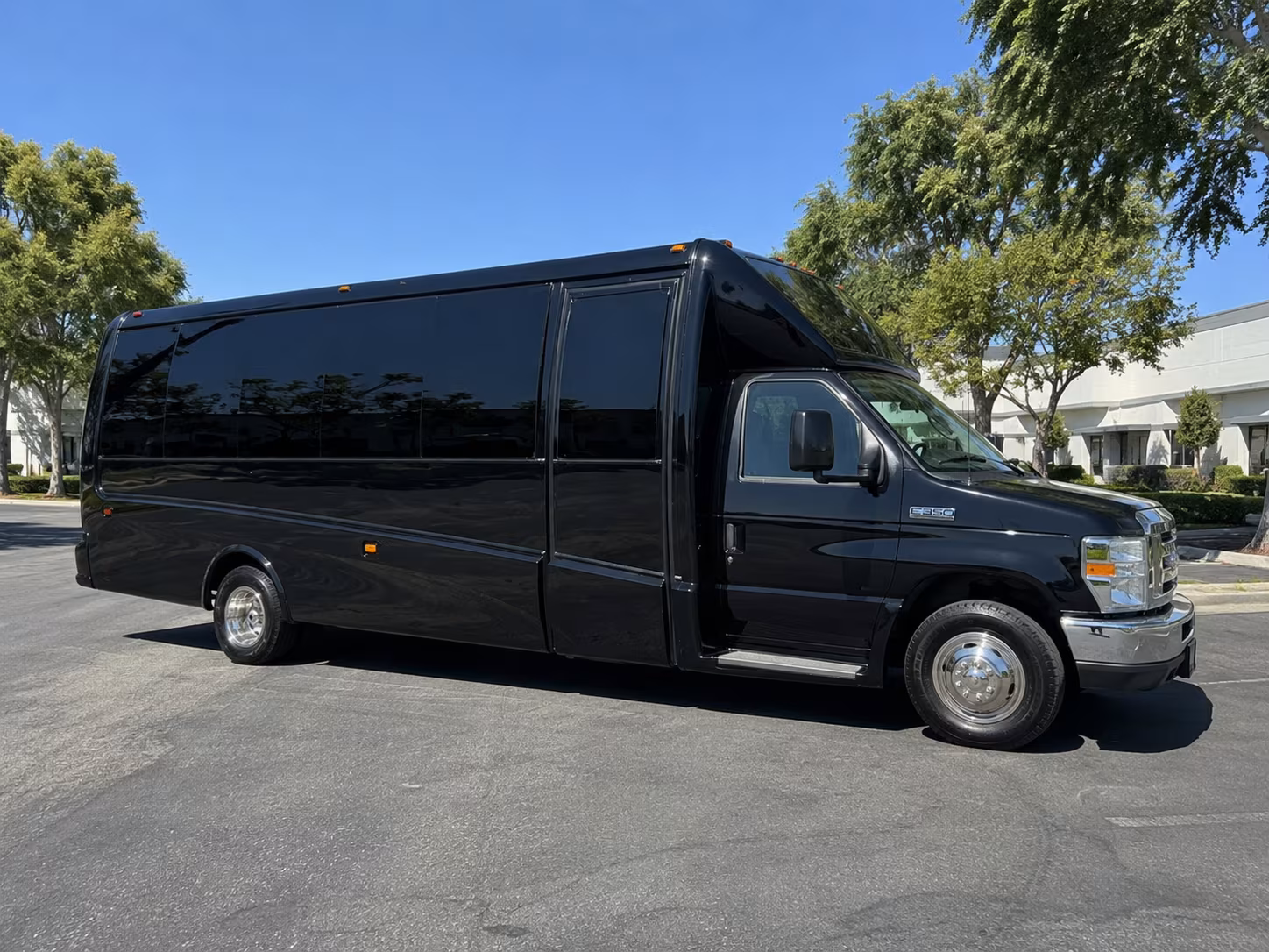 Frederick Sporting Event Transportation party bus exterior
