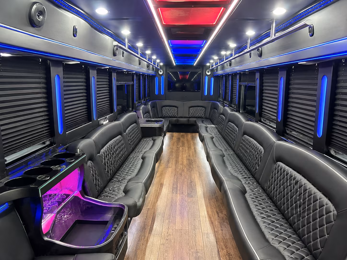 Frederick Winery Tour & Pub Crawl Transportation onboard seating