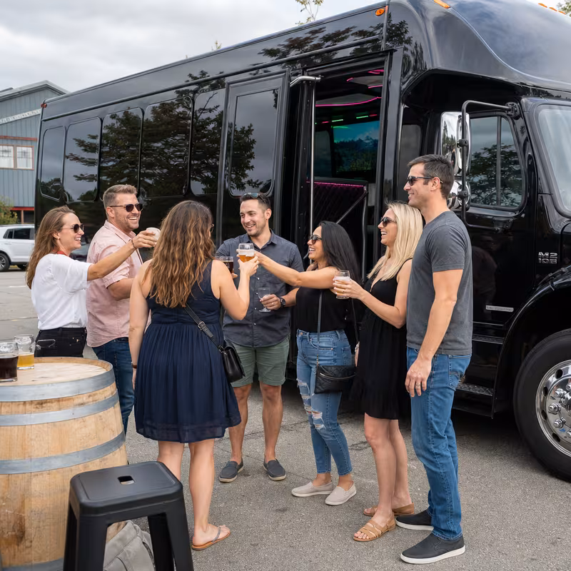 Frederick Winery & Brewery Tour Transportation fleet vehicle